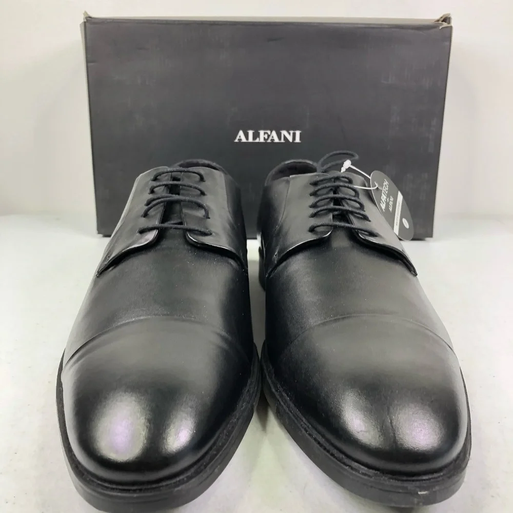 Alfani Reign Black Water Resistant Oxford Shoes